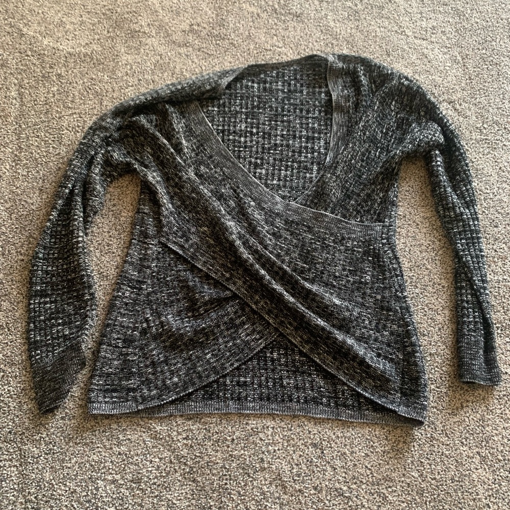 Maurcies V Neck Wrap Sweater